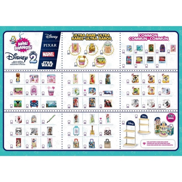 Lot of 3 💫Brand New Disney Store Edition *SERIES 2* Mini Brands Zuru 5 Surprise - Picture 2 of 3